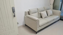 简昕科技布沙发客厅小户型现代简约 三人位奶油风高靠背布艺沙发8045 实拍图