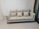 简昕科技布沙发客厅小户型现代简约 三人位奶油风高靠背布艺沙发8045 实拍图