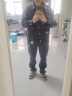 地潮男秋冬季牛仔工作服外套男装劳保服加厚耐磨电焊工人工厂车间焊工服 灰色【加肥加大码】 L【105-125斤】 实拍图