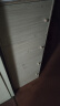 雅美乐书架落地简易书柜带门木色卧室书房阳台飘窗置物小柜子 实拍图