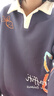 真维斯（JEANSWEST）卫衣女外套春秋冬季新款polo领撞色宽松上衣服女生长袖设计感女装 加绒 藏青 兔子涂鸦_KZ XL 【推荐体重141-160斤】 实拍图