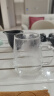 番易 玻璃公道杯带过滤网不锈钢茶漏套装加厚耐热茶海分茶器茶水分离 直身公道杯450ML 一个 实拍图
