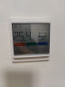 杜克温湿度计室内时钟家用高精度表数显电子壁挂式仪TH1 白色 晒单实拍图