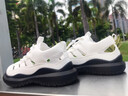 北极绒中秋出行夏秋新款时尚休闲百搭镂空白色包头厚底罗马凉鞋女 白黑色【38码】 实拍图