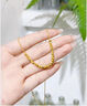 中国黄金（CHINA GOLD）小方糖黄金项链女99足金转运珠蹦迪珠吊坠生日礼物送女朋友 足金小方糖吊坠赠S925链+挚爱礼盒【纪念品】 实拍图