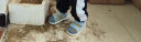 牧童女宝宝凉鞋包头软底鞋子小女孩夏季镂空透气机能鞋男童沙滩鞋 冰蓝灰 19码 鞋内长14.0cm 晒单实拍图