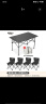 原始人 户外折叠桌便携式露营桌子野餐桌椅套装野营用品装备蛋卷桌 黑长桌+4黑大号椅子+收纳包 实拍图