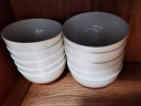 陶相惠景德镇骨瓷米饭碗吃饭碗家用10只装纯白碗汤碗简约陶瓷碗套装 实拍图