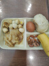 美厨（maxcook）陶瓷餐盘饭盒分格 快餐盘学生餐盒 3格加厚 奶白色MCTC8602 实拍图