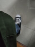 森馬（Senma）时尚简约青春系带低帮学生舒适休闲帆布鞋男 2122201 黑色 42码 实拍图