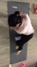 李宁（LI-NING）瑜伽垫男士健身运动垫子加厚家用防滑跳绳隔音减震仰卧起坐舞蹈垫 实拍图