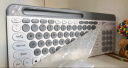 朗森（LONSAN）无线蓝牙键盘鼠标套装可充电办公2.4G双模静音键盘复古打字台式电脑笔记本手机平板MAC适用防水 黑灰-键鼠【防水防尘键盘膜+无线蓝牙双模】 晒单实拍图