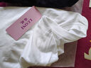珞妮（LUONI）重磅纯棉短袖t恤女夏季新款男女同款小白T纯色宽松休闲显瘦打底衫 白色 XL 建议140-155斤 实拍图