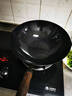 归.禾器精铁炒锅轻便少油烟中式炒菜锅窒化无涂层电磁炉通用熟铁炒锅 精铁炒锅 30cm 实拍图