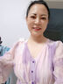 丝柏舍【明星同款】桔梗法式沙滩长裙2025春新品在逃公主收腰连衣裙 粉紫色 XL 实拍图