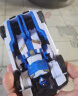 展高（JUMPGO）炫卡斗士炫蓝闪电变形汽车机器人儿童男孩礼物玩具金刚召唤器卡牌 【炫蓝闪电】2种形态+配备武器 实拍图