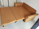 喜客邦客厅折叠沙发床三人卧室两用沙发床布艺欧式简易小户型多功能沙发 1.88米外径海绵棉麻款 实拍图