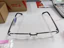 精工（SEIKO）眼镜框男款休闲半框钛材光学远近视眼镜架H01116 70 53mm深蓝色 实拍图