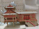 玩控 3d木质拼插立体拼图中国传统古代建筑拼装房子木制模型手工diy 湘西吊脚楼 实拍图