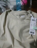 森马（Semir）[纯棉]短袖T恤男夏季简约纯色修身短t百搭t恤男 [100%棉]贝壳卡50242 M 实拍图
