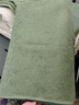 欧马仕（OUMASHI）新款军绿枕巾纯棉火焰蓝竹纤维带扣单位内务宿舍单人枕巾 军绿色L款-纯棉加按扣 实拍图