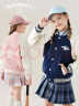 Hello Kitty女童外套2023秋运动卫衣儿童休闲外套女孩棒球服027灰蓝120 晒单实拍图
