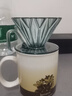 Hero  菱镜PCTG咖啡滤杯 手冲咖啡壶套装  咖啡滤纸 滴滤杯 分享壶 滤杯1-2人份 水绿色+滤纸20片 实拍图