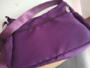 途尊（kingtrip）帆布包女2021新款牛津布单肩斜挎包中老年大容量生意包女士妈妈包 大号紫色 实拍图