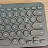 罗技（Logitech）时尚系列K390蓝牙键盘办公便携笔记本电脑平板iPad外接键盘办公用品送男友女友礼物WF13B 黑色 实拍图