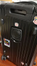 大嘴猴（Paul Frank）超大容量行李箱女拉链密码拉杆箱网红男轻音万向轮旅行箱学生皮箱 经典黑/加大加宽/抑菌款 24英寸 实拍图