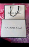 CHARLIE&KELLI CK品牌包包女包2024新款送女友生日礼物小香风菱格链条包斜挎 米白 晒单实拍图