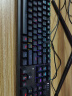 雷神k104机械键盘104键有线键盘电脑办公游戏 全键无冲幻彩混光 键鼠套装K104极夜青轴幻彩混光+MG7有线鼠标 实拍图