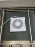 奥克斯（AUX）排气扇卫生间换气扇浴室排风扇厨房强力抽风机玻璃窗式 窗墙通用6寸【开孔：150-160mm】 实拍图