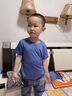 真维斯童装男童短袖t恤2025新款儿童夏季冰丝上衣男孩速干网眼衣服运动夏装 【冰丝款】蓝/J棒球熊 120 实拍图