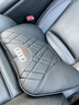 拓比应奥迪头枕腰靠坐垫A3/A4L/5/A6L/Q2L/Q3/Q5/7/8四季通用座垫透气 奥迪坐垫【尊贵黑】1个 实拍图