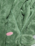 红豆居家睡衣女秋冬季法兰绒女士家居服拉链款套装可外穿 女-海藻绿160 实拍图