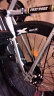 EG7 变速死飞山地车自行车成人实心胎轻便单车活飞公路赛车学生男女 60刀-钛银色 实拍图