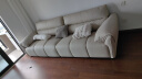 林氏家居真皮沙发客厅皮艺沙发钢琴键沙发头层牛皮意式直排沙发家具PS060 柔沙色 2.8m 晒单实拍图