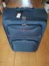 兰博军刀（Rambo Saber）行李箱牛津布拉杆箱商务旅行箱登机箱帆布密码箱超大容量箱子软箱 086A蓝色拉链 26英寸 实拍图