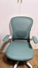 卡弗特人体工学椅电脑椅家用学习椅舒适久坐办公座椅升降转椅书桌椅子  豪华款-白框蓝/旋转扶手-无头枕 实拍图