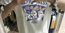真维斯（JEANSWEST）t恤女夏季装新款纯棉短袖上衣服女装宽松撞色休闲慵懒风正肩半袖 米藏青 兔子三连拍 M 实拍图