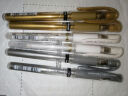 三菱（uni）耐水速记中性笔高光笔1.0mm签字笔UM-153银色 单支装 实拍图