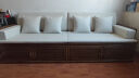 溪木工坊罗汉床新中式储物实木沙发床大尺寸仿古禅意老榆木家具 2.5米罗汉床+垫子 晒单实拍图