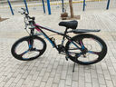 EG7山地自行车成人学生变速越野单车双减震赛车26寸青少年男女 三刀【升级减震 轻量铝架】炫彩 27.5寸21速【适合：175-190CM】 实拍图