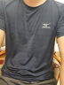 美津浓（MIZUNO）短袖t恤男士凉感冰丝夏季薄款户外白色青年小T恤速干衣 实拍图