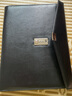 卡杰男款商务A4保密文件包装带密码锁公文包高级PU皮质经理资料夹办公横款高档简约大容量合同票据收纳袋 黑色24*32.7*3cm支持刻字-可定制logo 实拍图