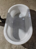 恋恋吾居 洗澡盆成人家用超大号浴桶儿童宝浴盆宠物长形椭圆加厚水产养殖 白色  1.18米加厚长盆(高度28cm) 实拍图