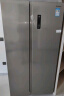 松下（Panasonic）632升大容量冰箱双开门对开门冰箱一级能效 风冷无霜变频家用电冰箱 银灰色 NR-EW63WPA-S 实拍图