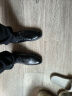 海澜之家HLA皮鞋男士系带德比商务正装西装婚鞋子男HAAPXM2ACO0141 黑色44 实拍图