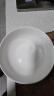 斯凯绨（Sky Top）陶瓷面碗骨瓷大汤碗泡面碗家用纯白酒店餐具7英寸2件套装 实拍图